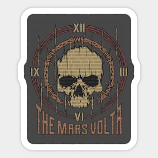 The Mars Volta Vintage Skull Sticker